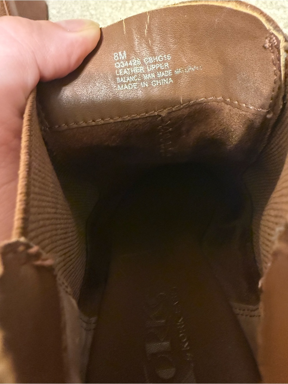 Korks Brown Leather Wedge Ankle Booties - Picture 8 of 8